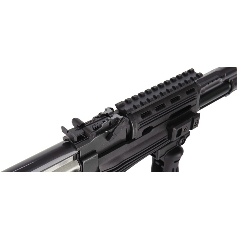 JG Tactical Version Jing Gong AK47 AEG Airsoft Rifle w/ Folding Stock - BLACK