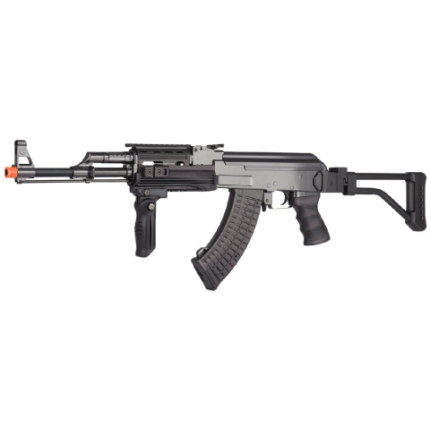 JG Tactical Version Jing Gong AK47 AEG Airsoft Rifle w/ Folding Stock - BLACK