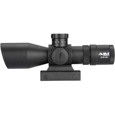 Aim Sports Titan Dual 3-9X40mm Rifle Scope with Mil-Dot Reticle (Color: Black)