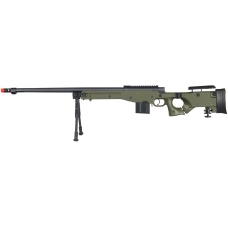 Wellfire Airsoft Bolt Action Rifle w/ Barrel & Bipod - OD GREEN