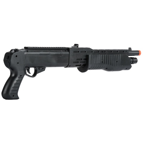 UK Arms Tactical Airsoft Spring Shotgun in Poly Bag - BLACK