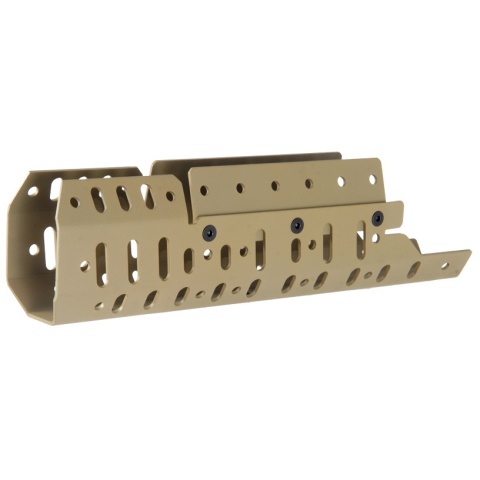 AMA Tactical Airsoft Aluminum CASV Mk16/Mk17 Rail System - TAN