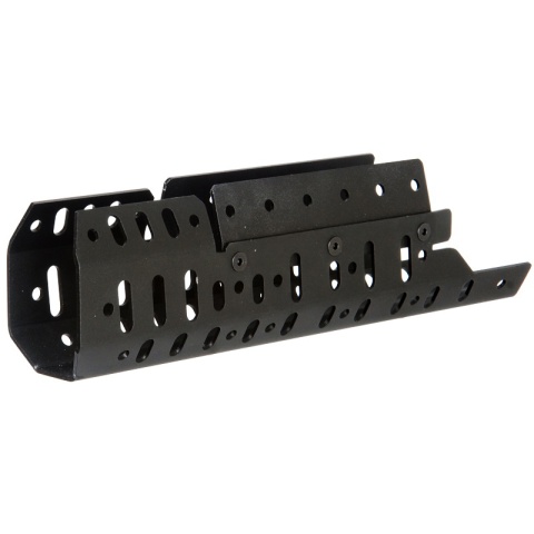 AMA Tactical Airsoft Aluminum CASV Mk16/Mk17 Rail System - BLACK