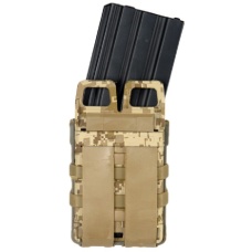AMA Airsoft Double M4/M16 Magazine Pouch - DESERT DIGITAL