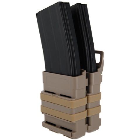 AMA Airsoft Quick Double M4/M16 Magazine Pouch - TAN