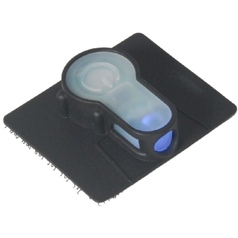 AMA Airsoft S-Lite Blue LED Hook Base Strobe Light - BLACK
