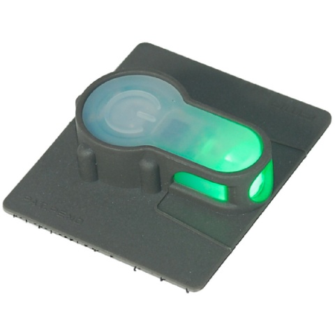 AMA S-Lite Green LED Hook Base Strobe Light - FOLIAGE GREEN