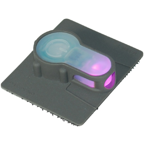 AMA Airsoft S-Lite Pink LED Hook Base Strobe Light - FOLIAGE GREEN