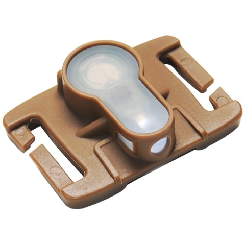 AMA Airsoft Tactical MOLLE System Strobe Light - WHITE/DARK EARTH