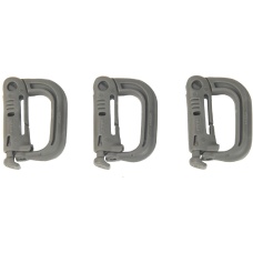 FMA Nylon Plastic Airsoft D-Buckle Mini - 3 Pack Set - FOLIAGE GREEN