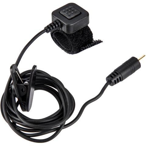 Earmor Tactical Polymer Mounted Finger PTT - BLACK