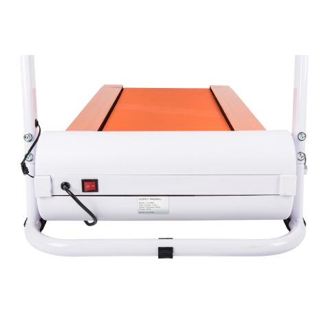 AuWit 600W Motor Fitness Machine w/ Folding Treadmill - ORANGE
