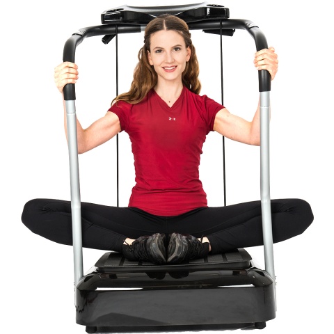 AuWit 500W Digital Motor Balance Fitness Platform Machine - BLACK