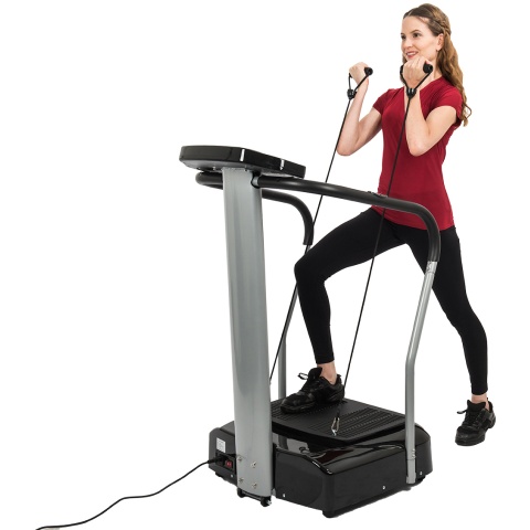 AuWit 500W Digital Motor Balance Fitness Platform Machine - BLACK