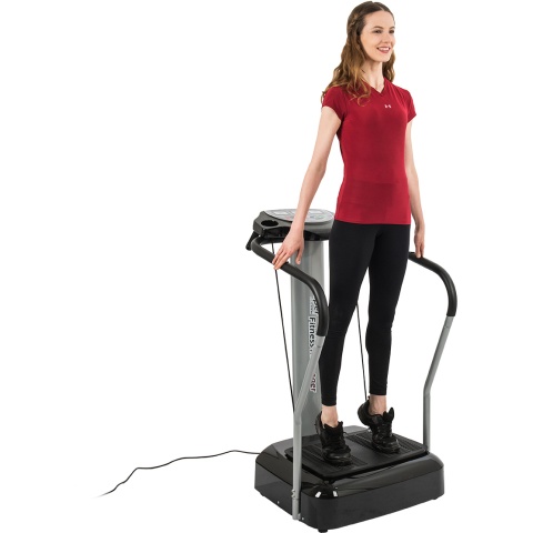 AuWit 500W Digital Motor Balance Fitness Platform Machine - BLACK