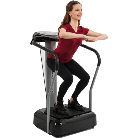 AuWit 500W Digital Motor Balance Fitness Platform Machine - BLACK