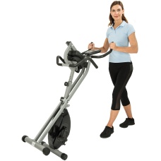 AuWit Top Level Magnetic Exercise Bike with Tension Control (Color: Black)