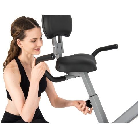 AuWit Top Level Magnetic Exercise Bike with Tension Control (Color: Black)