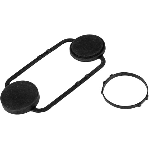 FMA Nylon Flexible NVG PVS18 Lens Cover for Dummy NVG - BLACK