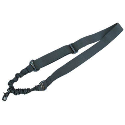 AMA Airsoft Tactical One Point Nylon Bungee Sling - BLACK