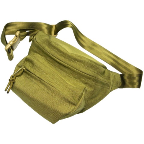 AMA 500D Cordura Low Pitched Waist Essentials Pack - KHAKI