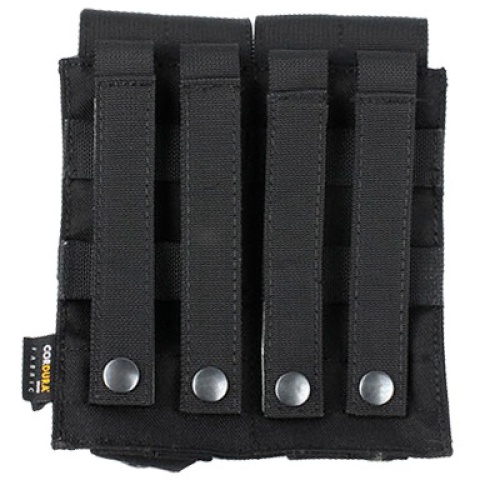 AMA Airsoft Nylon M4 Tactical Double Mag Pouches - BLACK