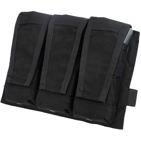 AMA Tactical Triple Magazine MOLLE Pouch - BLACK
