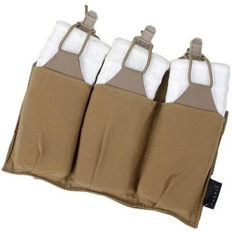 AMA Airsoft Ultra-Light Triple M4 Magazine Pouch - COYOTE BROWN