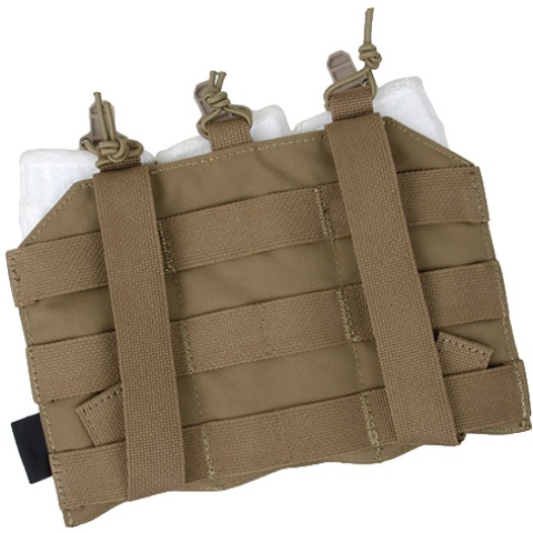 AMA Airsoft Ultra-Light Triple M4 Magazine Pouch - COYOTE BROWN