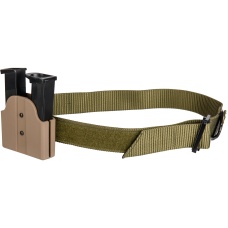 AMA Tactical Double Pistol Magazine Belt Holster - TAN