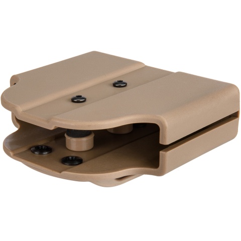 AMA Tactical Double Pistol Magazine Belt Holster - TAN