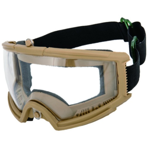 AMA Airsoft Full Seal Tactical Protective Goggles - TAN