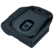 AMA Tactical ABS Polymer Pistol Mag and Flashlight Carrier - BLACK