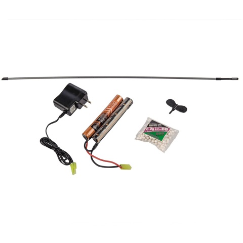 JG Works Metal M4 Carbine AEG Airsoft Rifle - BLACK