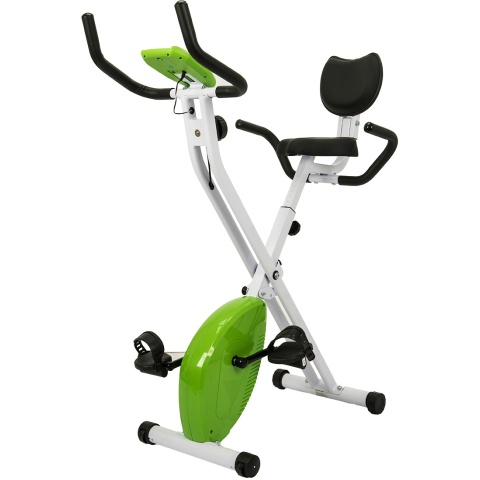 AuWit Top Level Magnetic Exercise Bike w/ Tension Control (Color: Green)