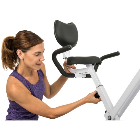 AuWit Top Level Magnetic Exercise Bike w/ Tension Control (Color: Green)