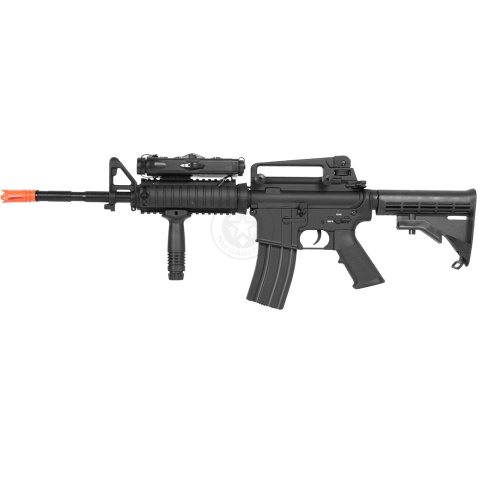Dboys Airsoft Metal M4 RIS AEG Rifle - Gun Only - BLACK
