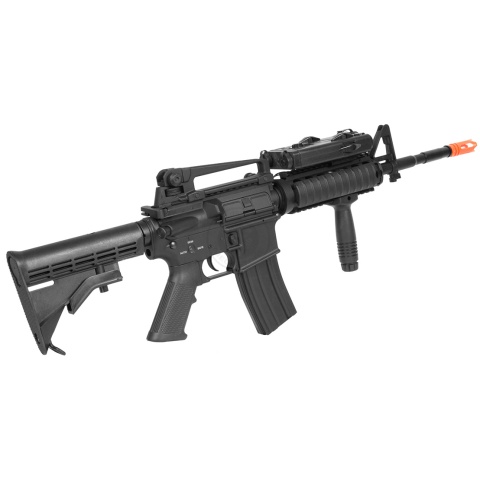 Dboys Airsoft Metal M4 RIS AEG Rifle - Gun Only - BLACK