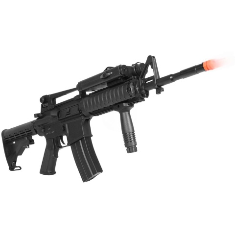 Dboys Airsoft Metal M4 RIS AEG Rifle - Gun Only - BLACK