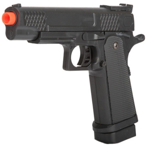 UK Arms Spring Scaled Airsoft 1911 Pistol in Poly Bag - BLACK