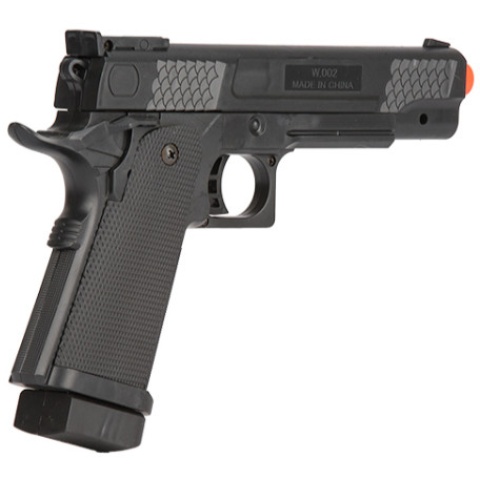 UK Arms Spring Scaled Airsoft 1911 Pistol in Poly Bag - BLACK