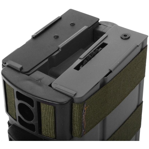 BattleAxe Dual 900rd M14 Airsoft AEG Auto-Winding High Capacity Mag