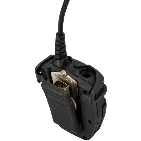 AMA Tactical Airsoft Z112 Peltor PTT - Kenwood Version - BLACK