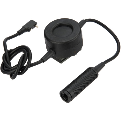 AMA Airsoft TCI Pust-To-Talk 2 Pin for Kenwood - BLACK