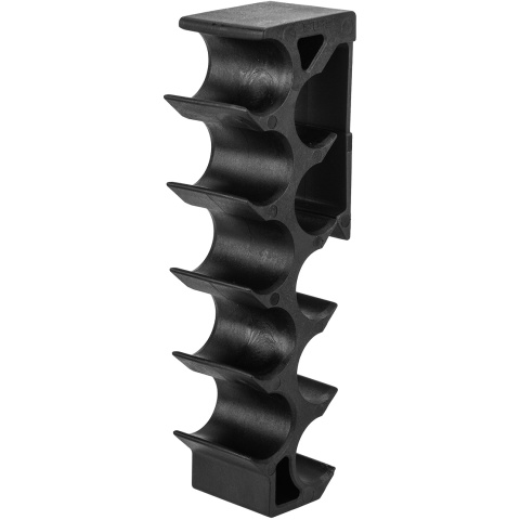 FMA 10-Rack 12 Gauge Molle Shotgun Side Saddle - BLACK