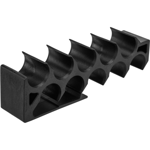 FMA 10-Rack 12 Gauge Molle Shotgun Side Saddle - BLACK