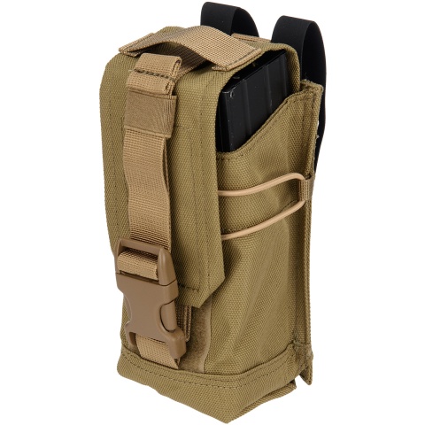 Code 11 Tactical Cordura Polyester Triple Magazine Pouch - KHAKI
