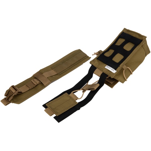 Code 11 Tactical Cordura Polyester Triple Magazine Pouch - KHAKI