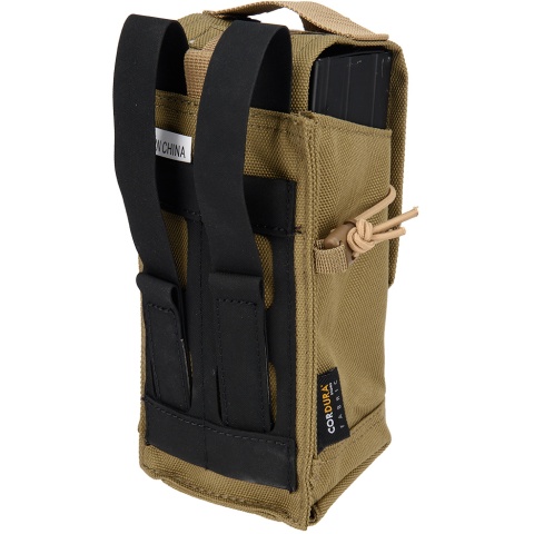 Code 11 Tactical Cordura Polyester Triple Magazine Pouch - KHAKI
