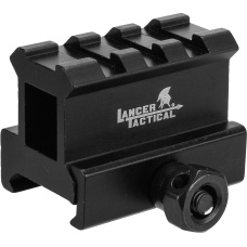 Lancer Tactical 2-Slot MED-Profile Airsoft Riser Mount - BLACK
